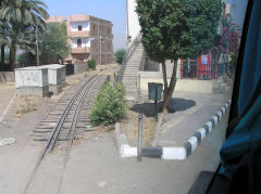 Sugar cane railway on the West bank of the Nile, Luxor, June 2010